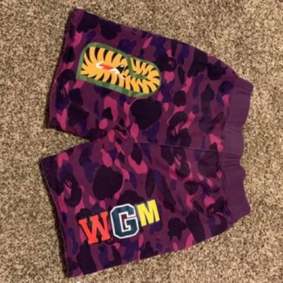 Bape wgm shorts hotsell